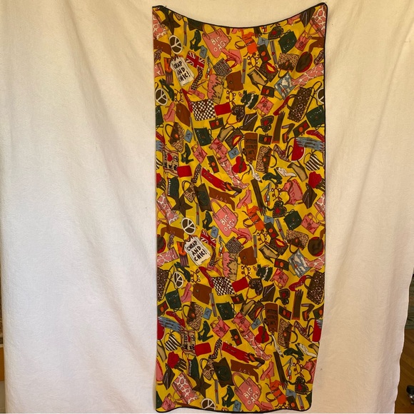 Multi coloured extra large shawl scarf. - Picture 10 of 13